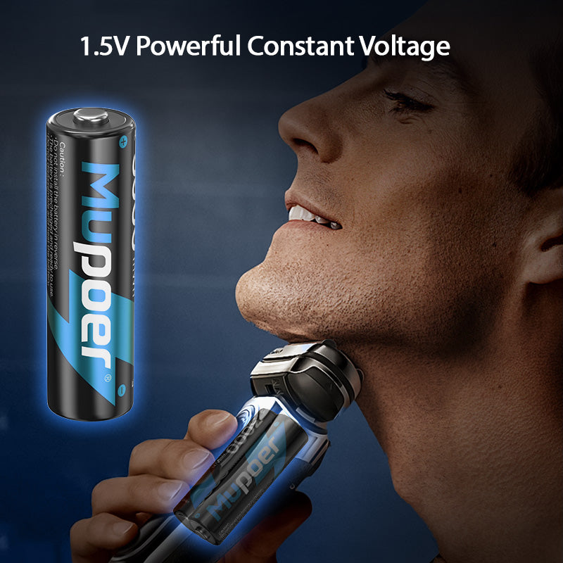 Mupoer® PowerPro AA Li-ion Batteries - 3000mWh 1.5V Rechargeable