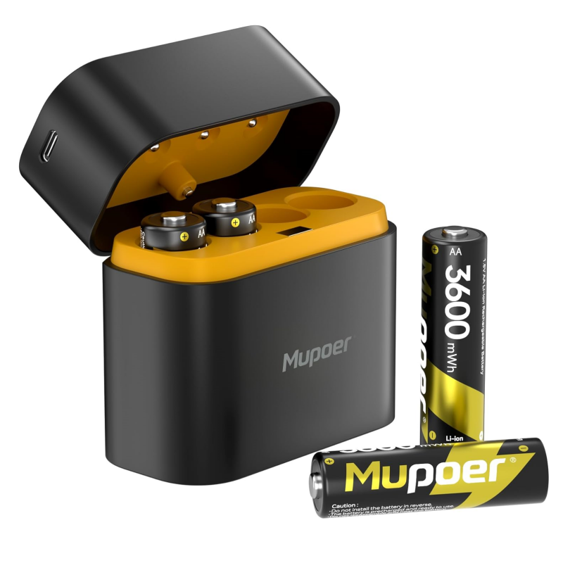 Mupoer® PowerPro AA 1.5V Rechargeable Batteries – for Game Controller