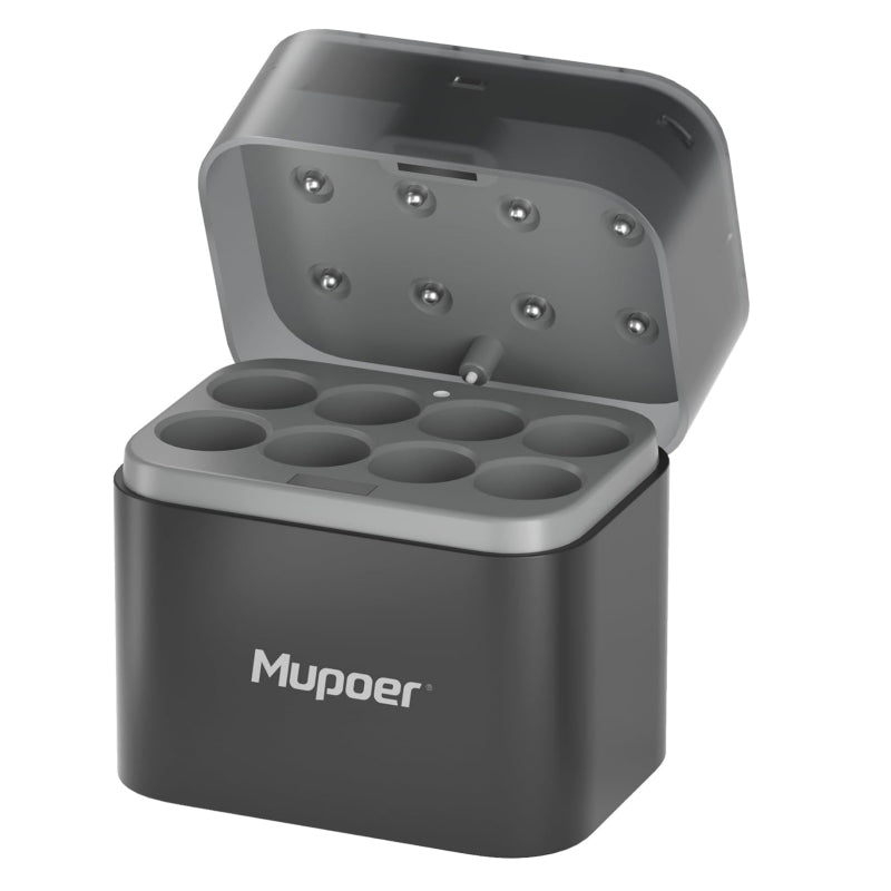 Mupoer Rechargeable AA Battery Charger Case for Lithium & NiMH AA Batteries