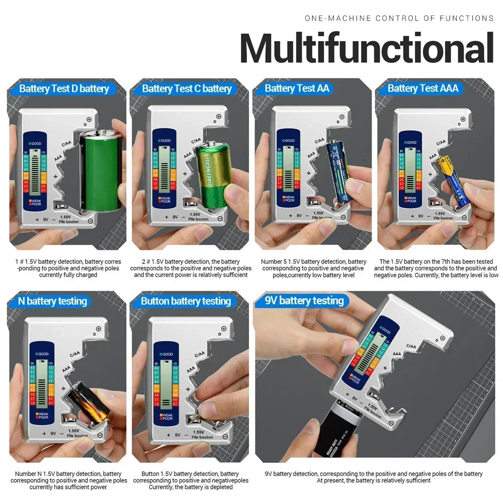 Mupoer Digital Battery Tester