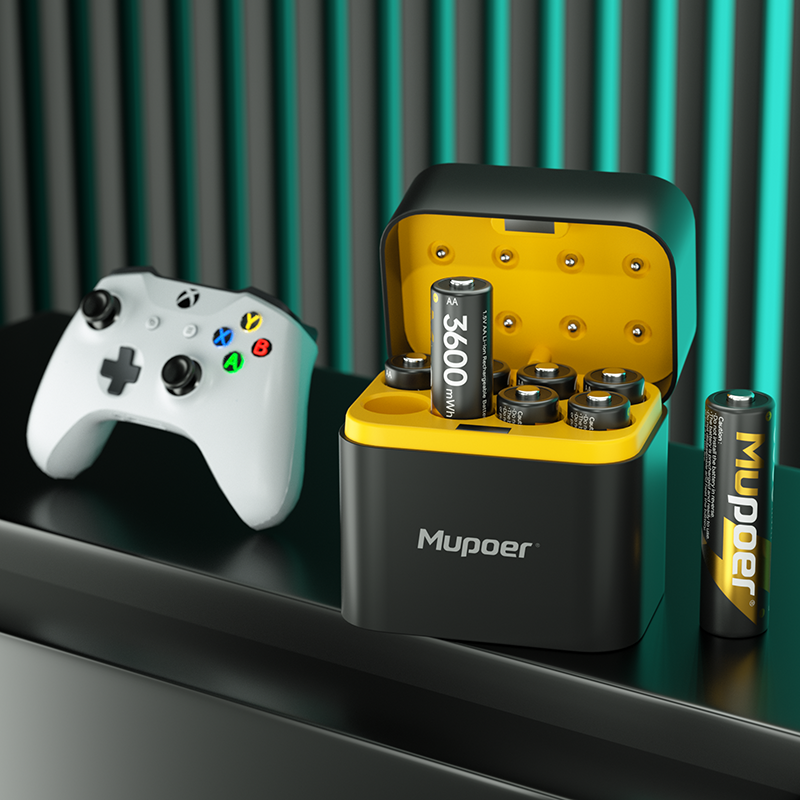 Mupoer® PowerPro AA 1.5V Rechargeable Batteries – for Game Controller
