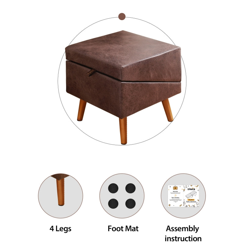 Dog Ramp with Ottoman Design – Pet Steps and Footrest for Small & Senior Dogs